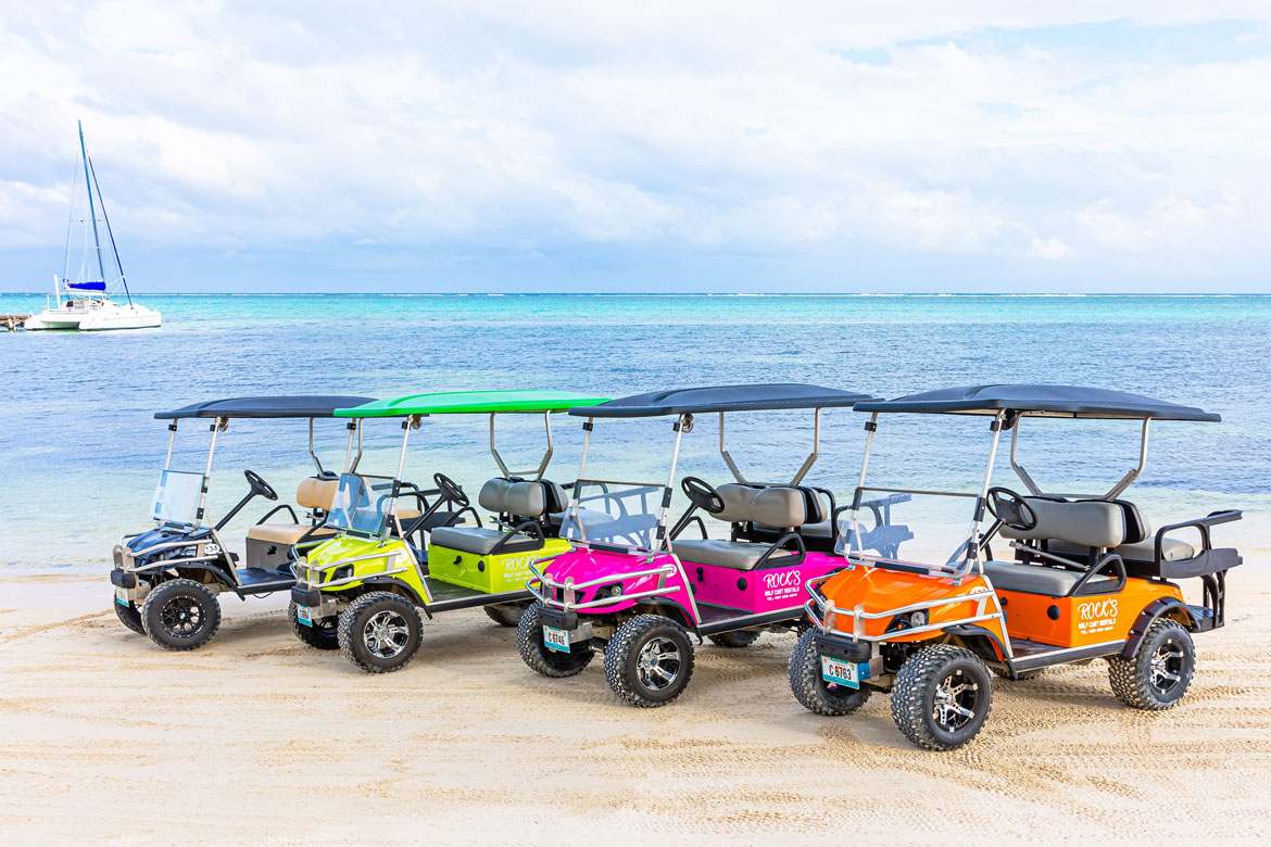 The BEST golf carts in the Island!