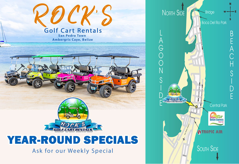 Rock's-Golf-Cart-Rental-San-Pedro-Ambergris-Caye-Belize-Golf-Cart-Rental-Year-Round-Specials 